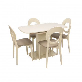 Обеденная группа Leset Денвер 1Р + Хьюстон Капучино/Шоколадный